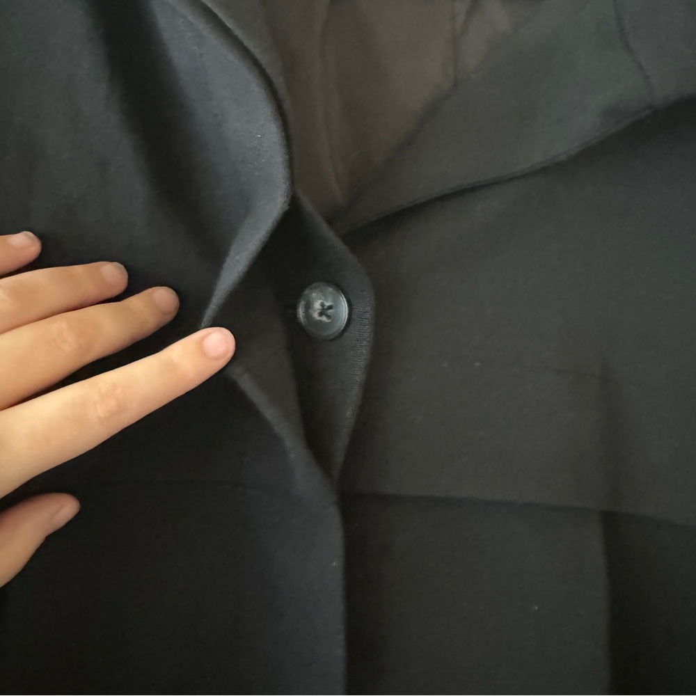 Theory Black Coat L - Picture 4 of 8